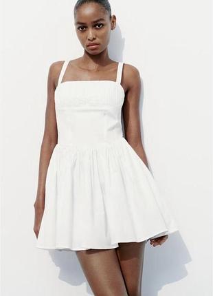 Сукня zara з обʼємною спідницею плаття платье
