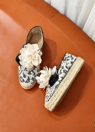Итальянские брендовые женские эспадрильи на платформе twin-set 🇮🇹 simona barbieri 38-39 размер