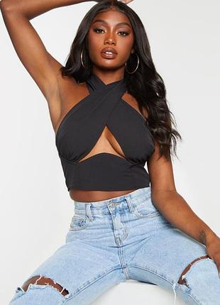 Новый стретчевый топ от pretty little thing.
