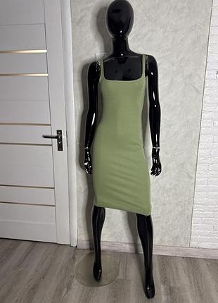 Трикотажна сукня по фігурі плаття zara, m