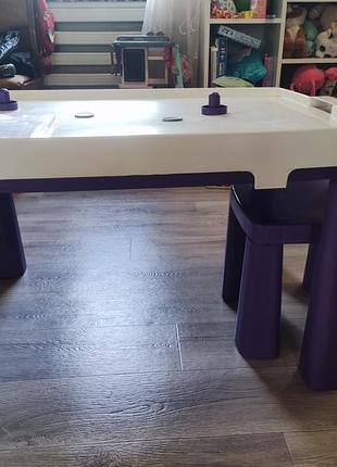 Детский столик и стул айрохой ладони doloni