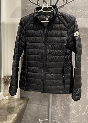 Женская оригинальная лёгкая пуховая куртка harvey & jones premium down ultralight б/у