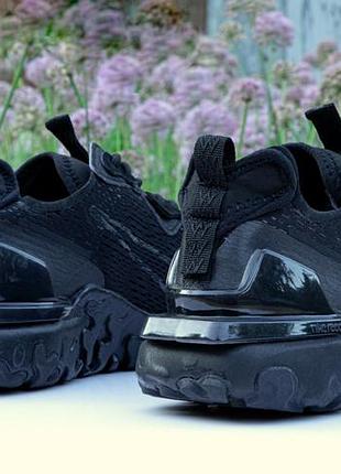 Nike react vision чорні кросівки 5