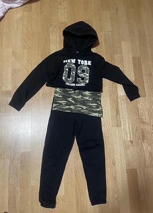 Костюм кофта майка штани h&m 6/7 years