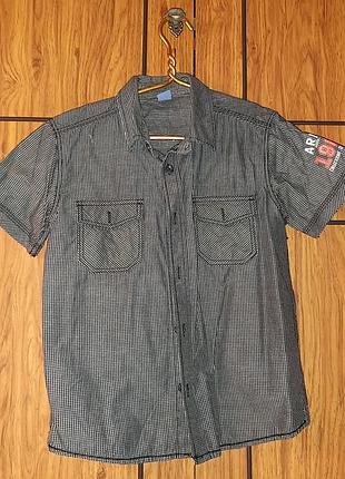Рубашка для мальчика 7-8 лет.