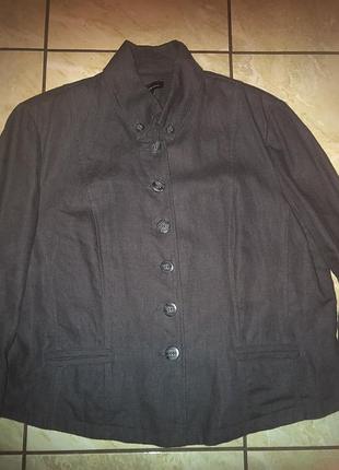 Пиджак женский  брендовый льняной witteveen. 52-54