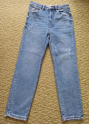 Джинсы прямого кроя, мом, слим, прямые