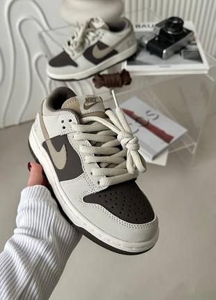 Nike dunk teddy bear brown