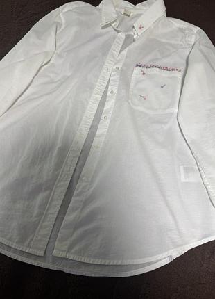Сорочка з вишивкою бавовна h&m
