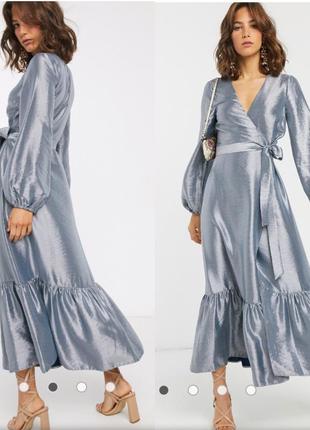 Сріблясте плаття asos на новий рік