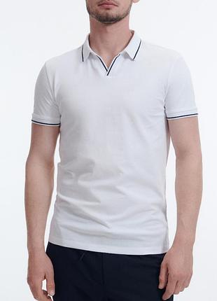 Біле поло reserved