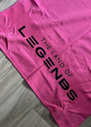 Полотенце розовое