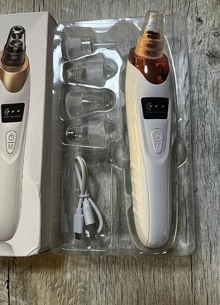 Багатофункціональний очищувач для обличчя, носу та пор, з 5 насадками