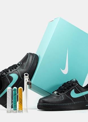 Женские кроссовки nike air force 1 low x tiffany &amp; co 36-37-38-39-40-41