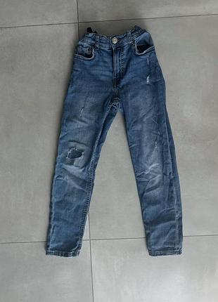 Джинсы для девочки zara 9 лет
