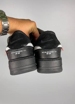 Off-white x nike air force 1 black 6