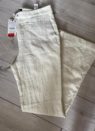 Лляні штани zara 2