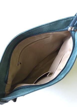 Сумка шопер, зеленого кольору. 4