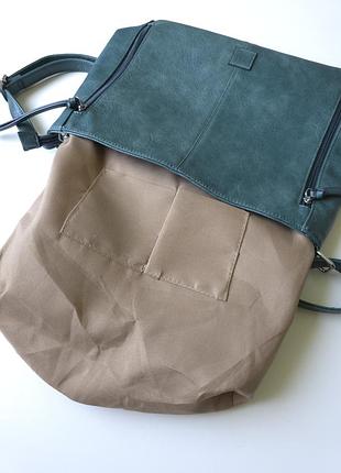 Сумка шопер, зеленого кольору. 5