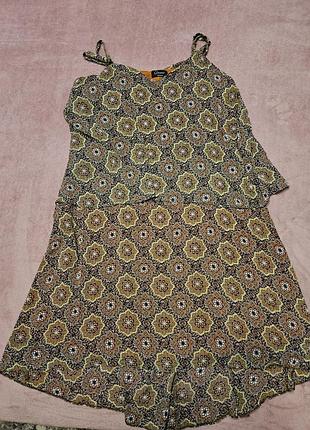 Сарафан двухъяристый шифон 46-50