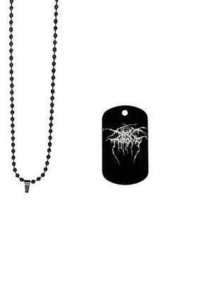 Брелок жетон darkthrone двохстороннє гравіювання