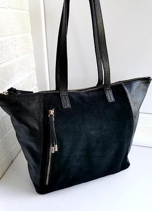 Гарна жіноча сумка з натуральної шкіри accessorieze