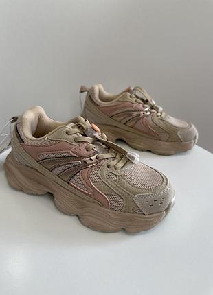 Детские кроссовки reserved для девочки с затяжкой