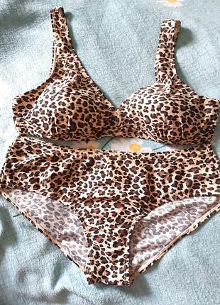 Леопардовый купальник