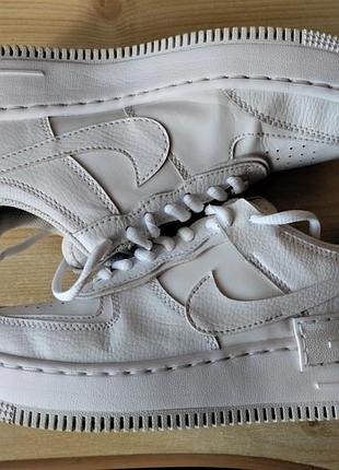 Кеды nike w air force 1 shadow cig919-100 оригинал натуральная кожа размер 36 стелька 22,5 см