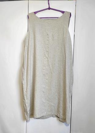 Сукня,у складі льон,uk 22