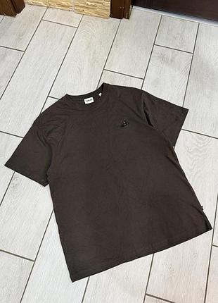 Solid футболка коричнева 21108333 regular fit розмір s m унісекс