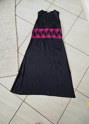 Ночная рубашка комбинация шелковая silk