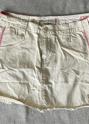 Літня оригінальна яскрава коротка спідниця