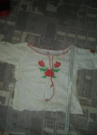 Вышиванка с коротким рукавом 7