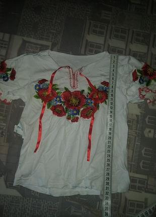 Вышиванка с коротким рукавом 3