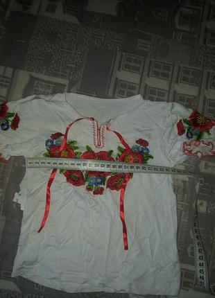 Вышиванка с коротким рукавом 2