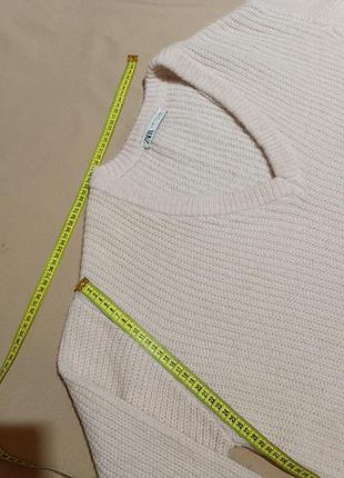 Тёплый пуловер zara
шерсть+альпака 4