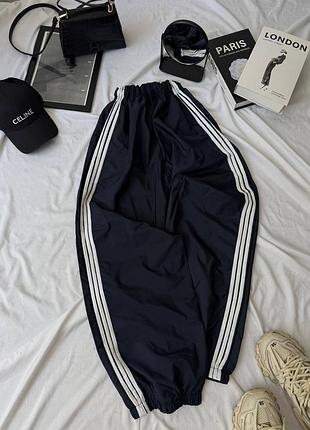 Брюки с лампасами oversize