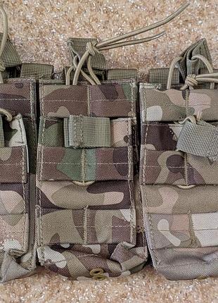 Подсумок для 6 магазинов, viper tactical, m16/m4/ak, multicam