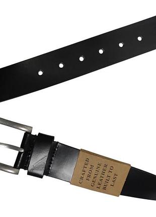 Мужской ремень stone mountain roller buckle belt, из натуральной кожи, черный, размер l (38-40)