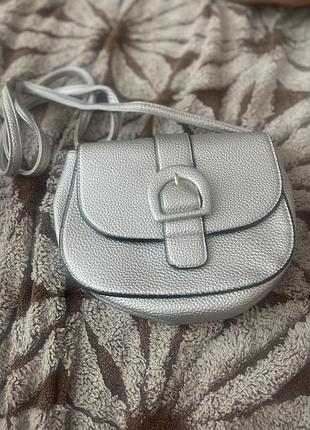 Сумка срібна