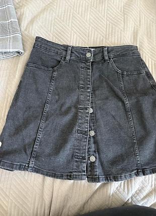 Джинсова спідниця mango розмір м