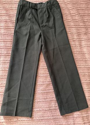Шкільні класичні чорні брюки штани на хлопчика 116