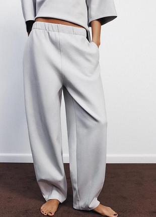 Интерлические брюки-бананы от zara