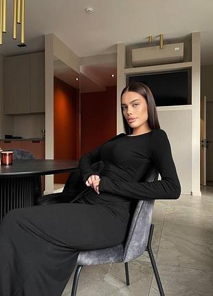 Довга жіноча еластична сукня скімс skims