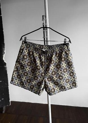 Adidas vintage 90s men’s rare geometric patterned basketball shorts pockets чоловічі, вінтажні шорти