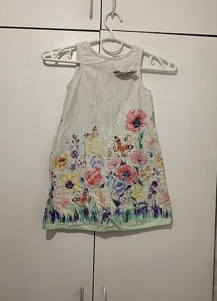 Платье детское белое