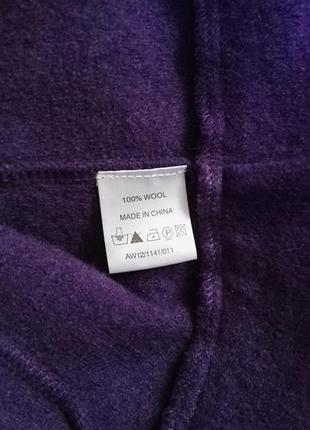 Женский пиджак 100% шерсть фиолетовый,размер евро 16 (48-50размер) от east5 фото