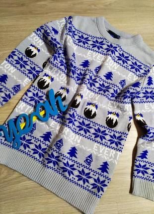 Новогодний свитер, кофта everton