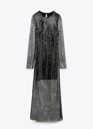 Платье пайетки zara распродаж